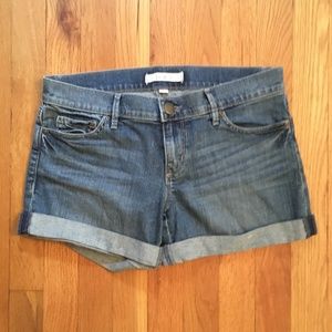 LOFT Cuffed Jean Shorts Sz 0
